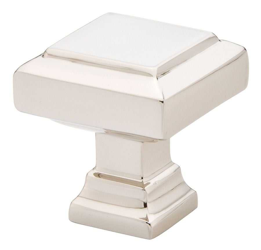 EMTEK Emtek 86295US14 Square Cabinet Knob Polished Nickel