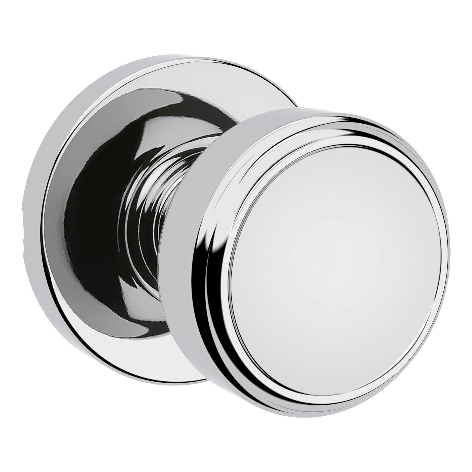 KWIKSET Kwikset 200MNKRDT-26 Maven Knob Passage Lock Bright Chrome