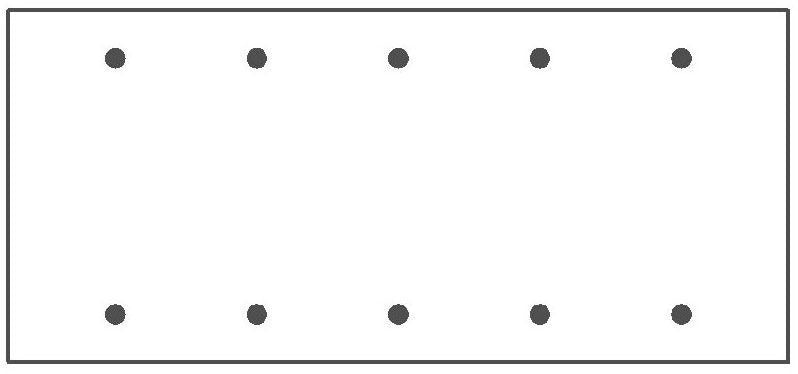 MULBERRY METAL PRODUCTS Mulberry Metal Products 99155 5-Gang Blank Standard Size Wallplate (10.00 x 4.50 in)