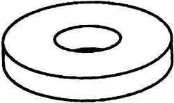 VALUE COLLECTION Value Collection FW1X01600-010BX M16 Flat Washer Din 9021
