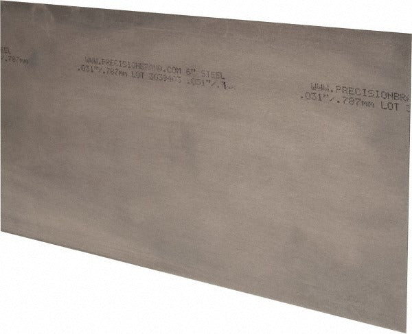 PRECISION BRAND Precision Brand 16915 Steel Shim Stock 0.031in 18x6in 10pc