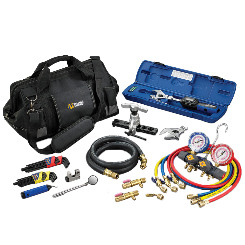 YELLOW JACKET Yellow Jacket 60994 Deluxe Mini-Split Tool Kit (16 in Tool Bag)