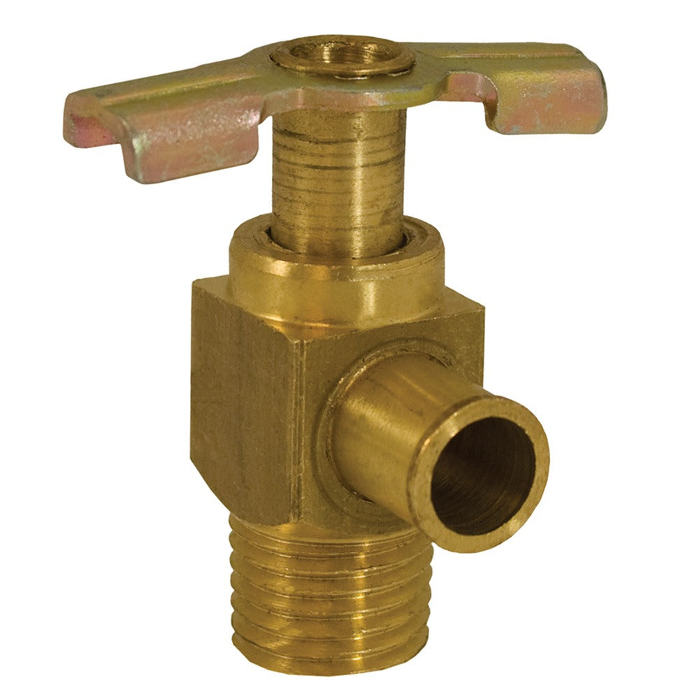 JONES STEPHENS JONES STEPHENS CORP N01032 1/4 MIP ANGLE BIBB DRAIN COCK