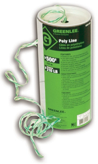 Greenlee 430-500 Green Tracer Polyfiber Spiral Wrap Fishing System Poly Line 210lb