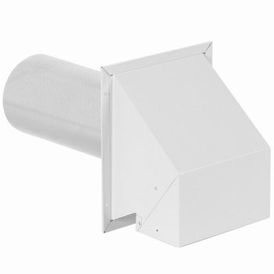 IMPERIAL Imperial VT0501-B 4 Inch White Dryer Vent Hood Commercial Grade