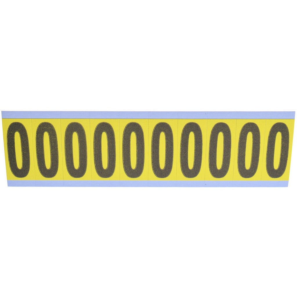 STRANCO Stranco SB5CP-NUM Number Label Combo Pack 1 Inch Vinyl