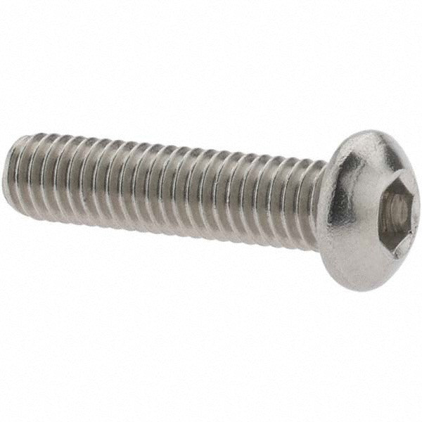VALUE COLLECTION Value Collection KP82450 M6x1.00 Button Cap Screw 25mm 18-8 Ss 25pk