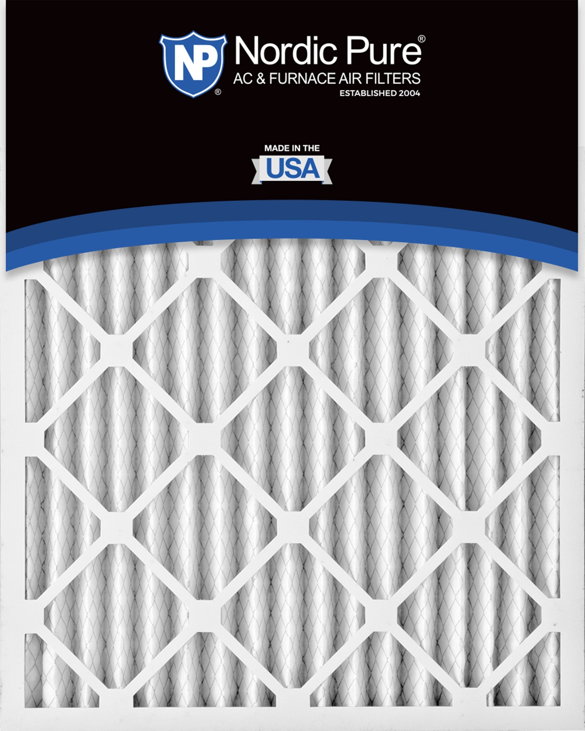 NORDIC PURE Nordic Pure 14x20x2M14-3 Pleated Air Filter Merv 14 3 Pack