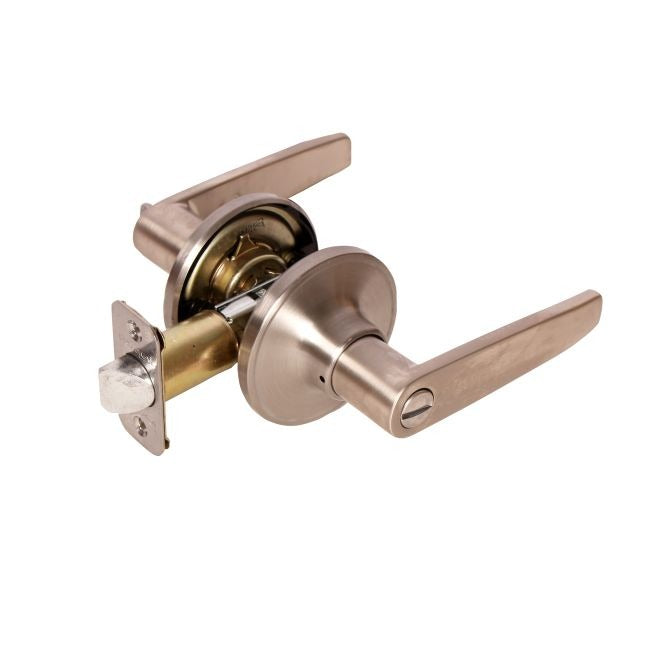 PAMEX Pamex FLG601 Olympic Lever Privacy Lockset Satin Nickel