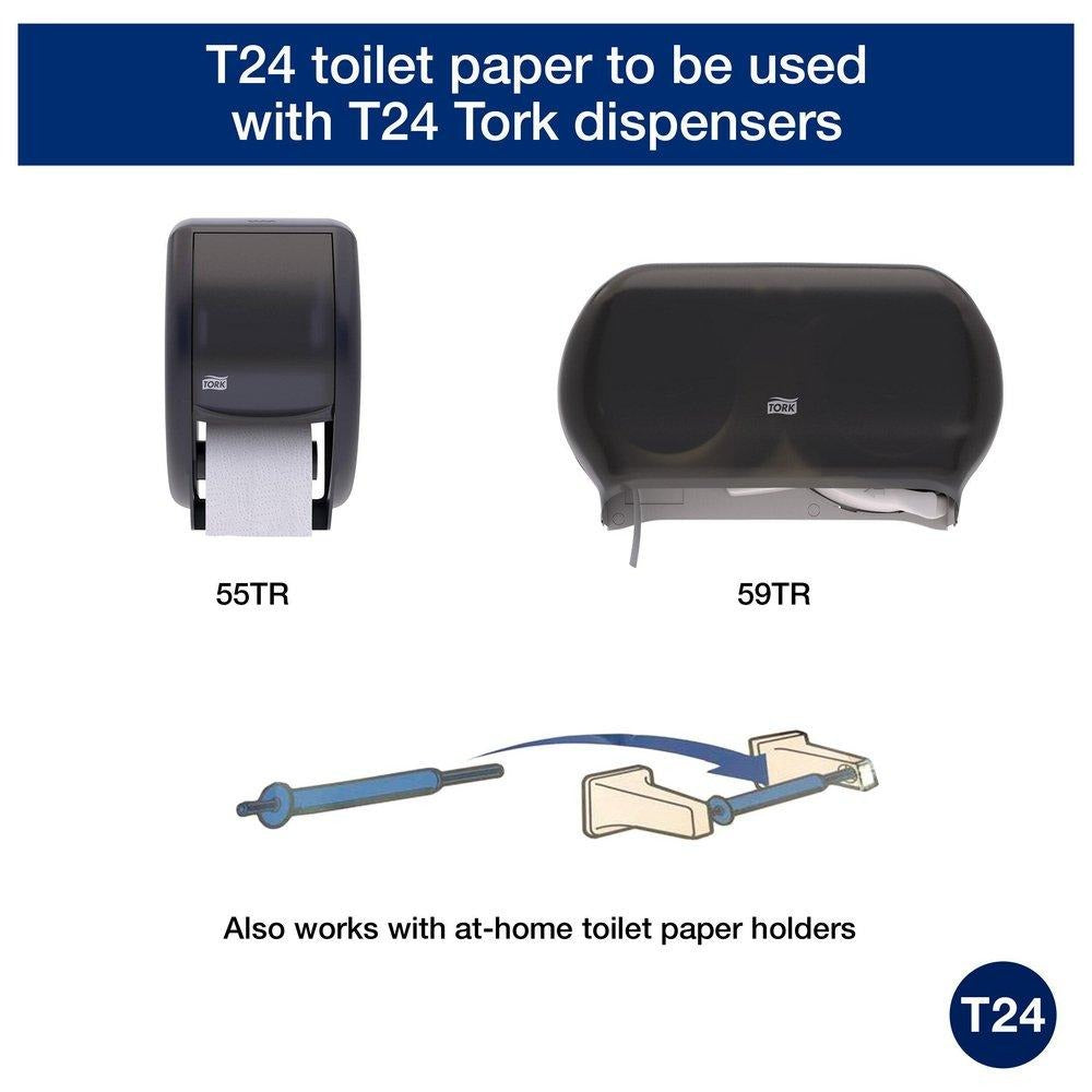 TORK Tork TM1616S Universal 2-Ply Toilet Paper 500 Sheets Roll (96/Case) SCA-TM1616