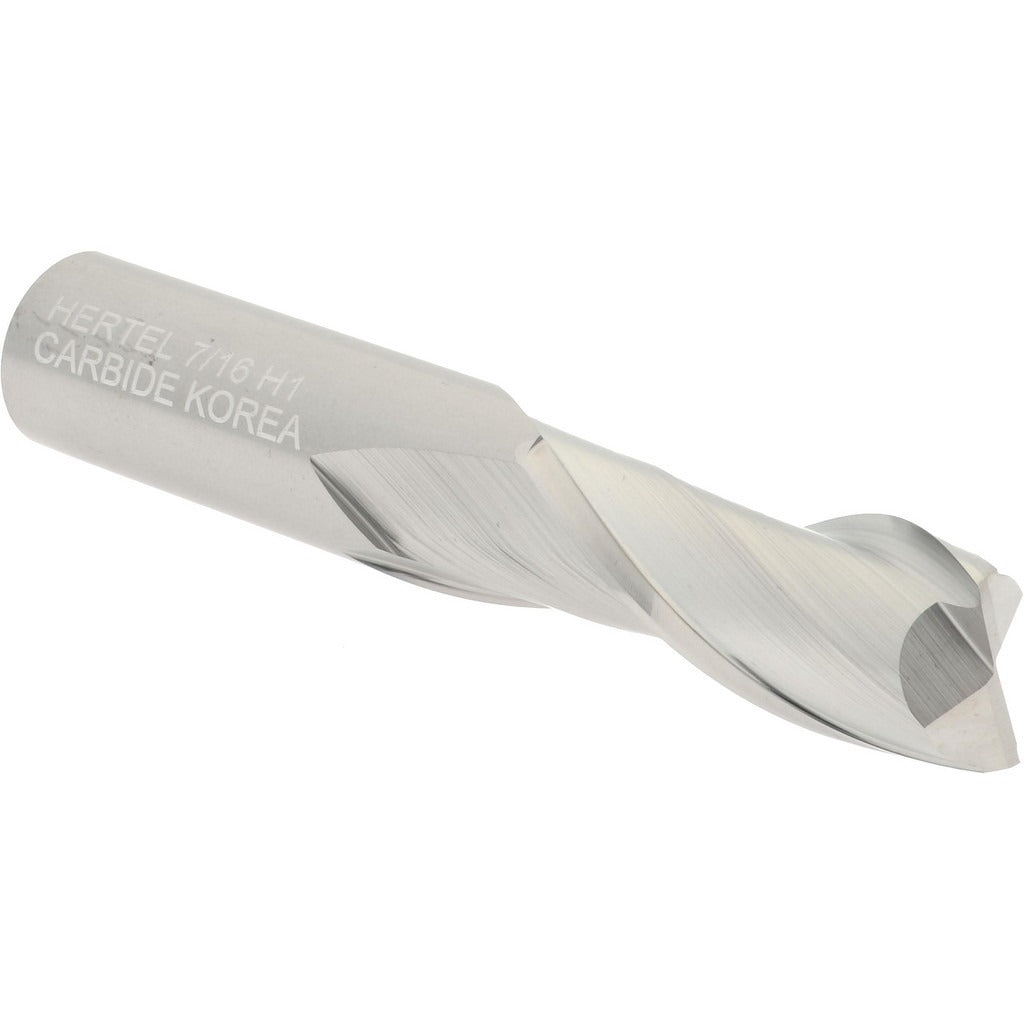 HERTEL Hertel 750168 Square End Mill 7/16 in 2 Flute Solid Carbide