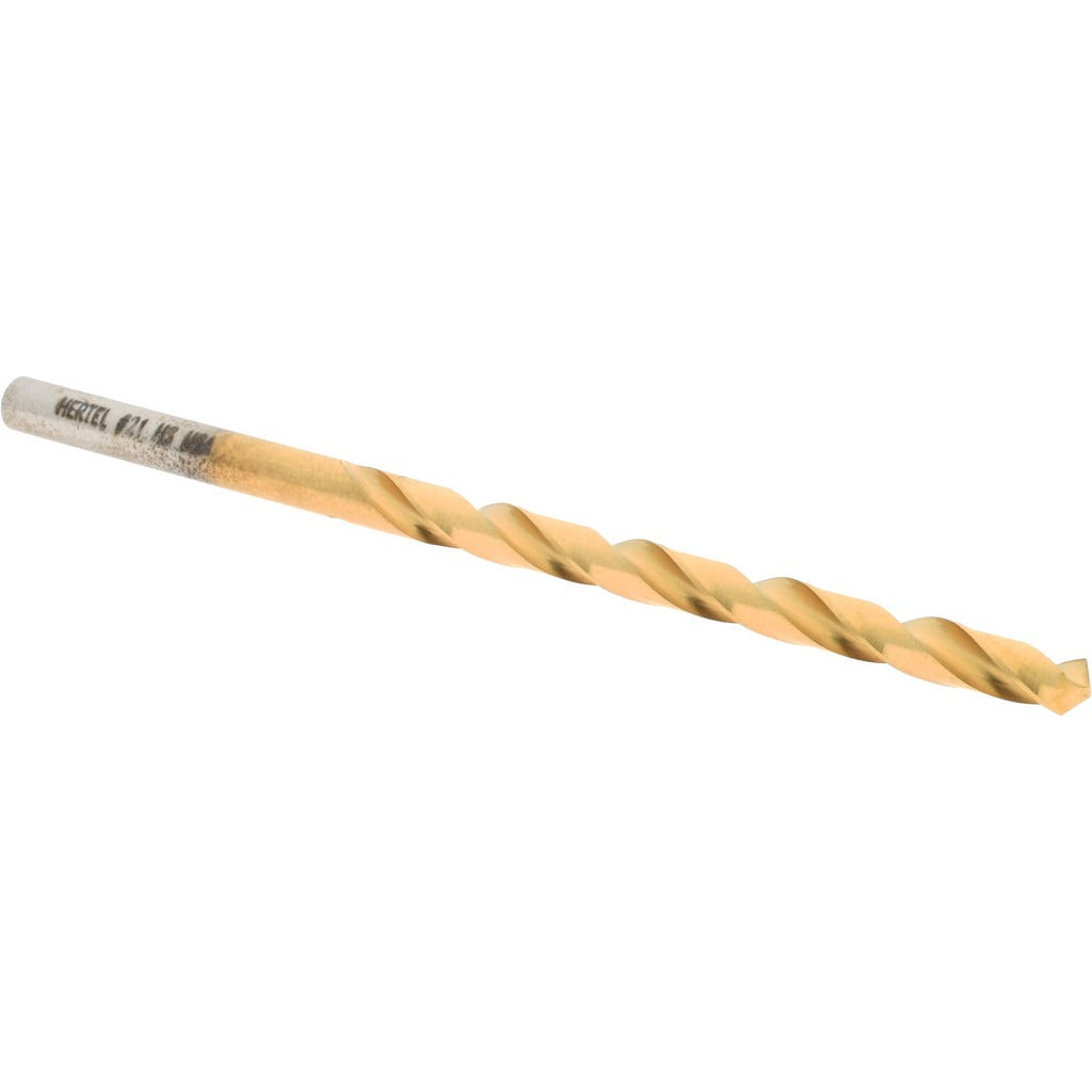 HERTEL Hertel 85707438 Jobber Drill Bit No. 21 Hss Tin