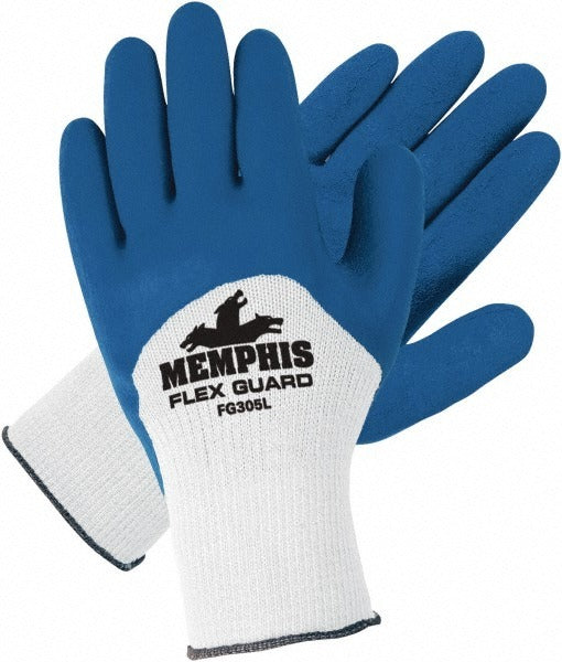 MCR SAFETY Mcr Safety FG305L Latex Work Gloves Size Large