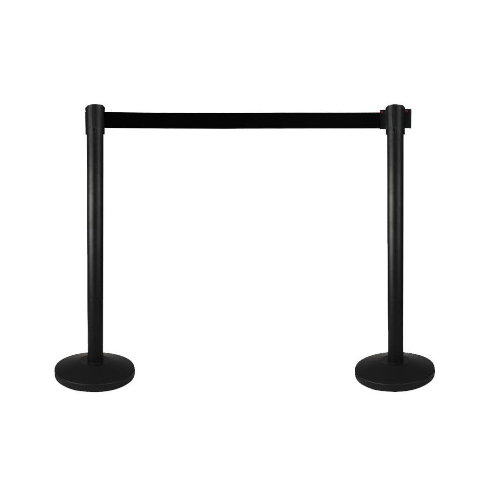 PRO-SAFE Pro-safe BP36CD-2.3-B-B Retractable Belt Barrier Post