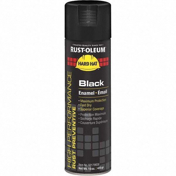RUST-OLEUM Rust-oleum V2179838 Gloss Black Enamel Spray Paint 15 Oz