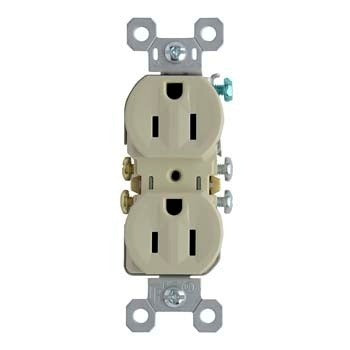 LEGRAND Legrand 3232-TRI TradeMaster Duplex Grounding Tamper-Resistant Straight Blade Receptacle 15A 125V (Duplex)