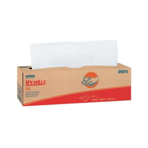 KIMBERLY-CLARK Kimberly-Clark KCC05816 Wypall L30 Wipers (16.4 x 9.8 inches / 120 per box) 05816