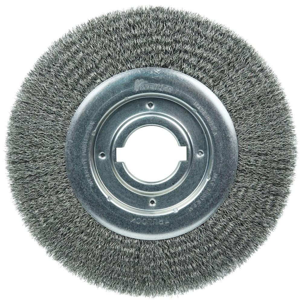 WEILER Weiler 06150 Wheel Brush 10 Inch Carbon Steel Crimped