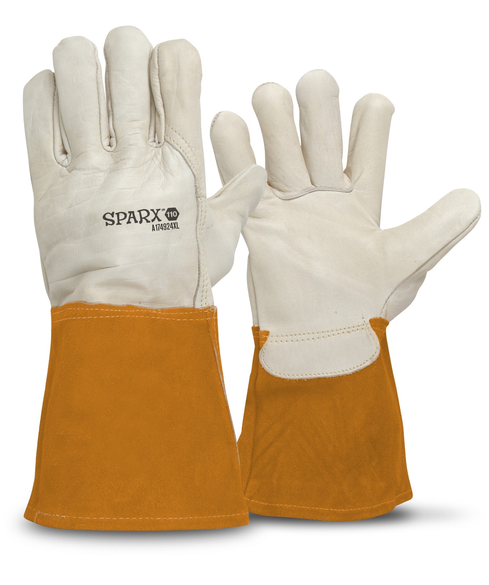 TRULINE Truline A174923 Sparx 110 Leather Work Gloves (L)