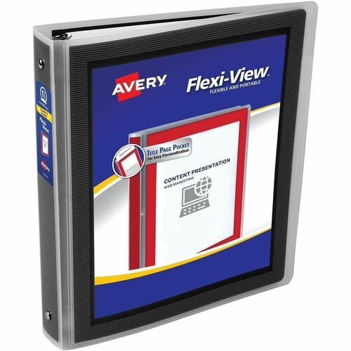 AVERY Avery AVE17637 Three-ring Binder 1.5 Inch Round Ring Black