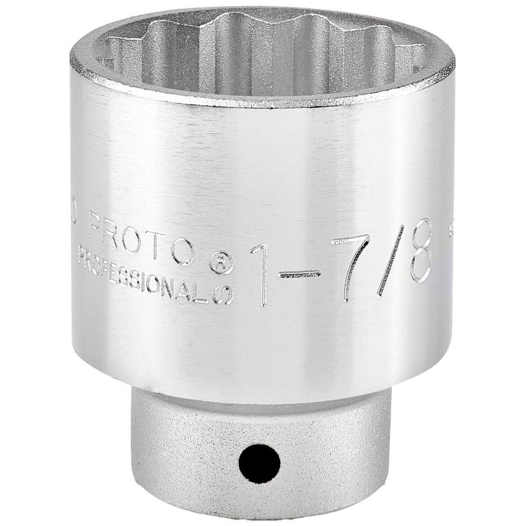 PROTO Proto J5560 1-7/8 in 6-point 1/4 Drive Hand Socket