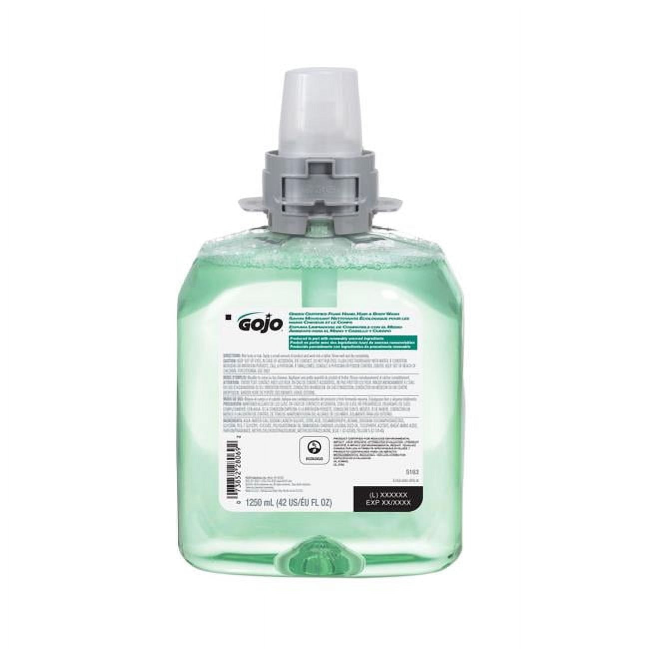 GOJO Gojo GOJ516304CT FMX-12 Refill Foam Hair and Body Wash 1250 mL (4/Pack)