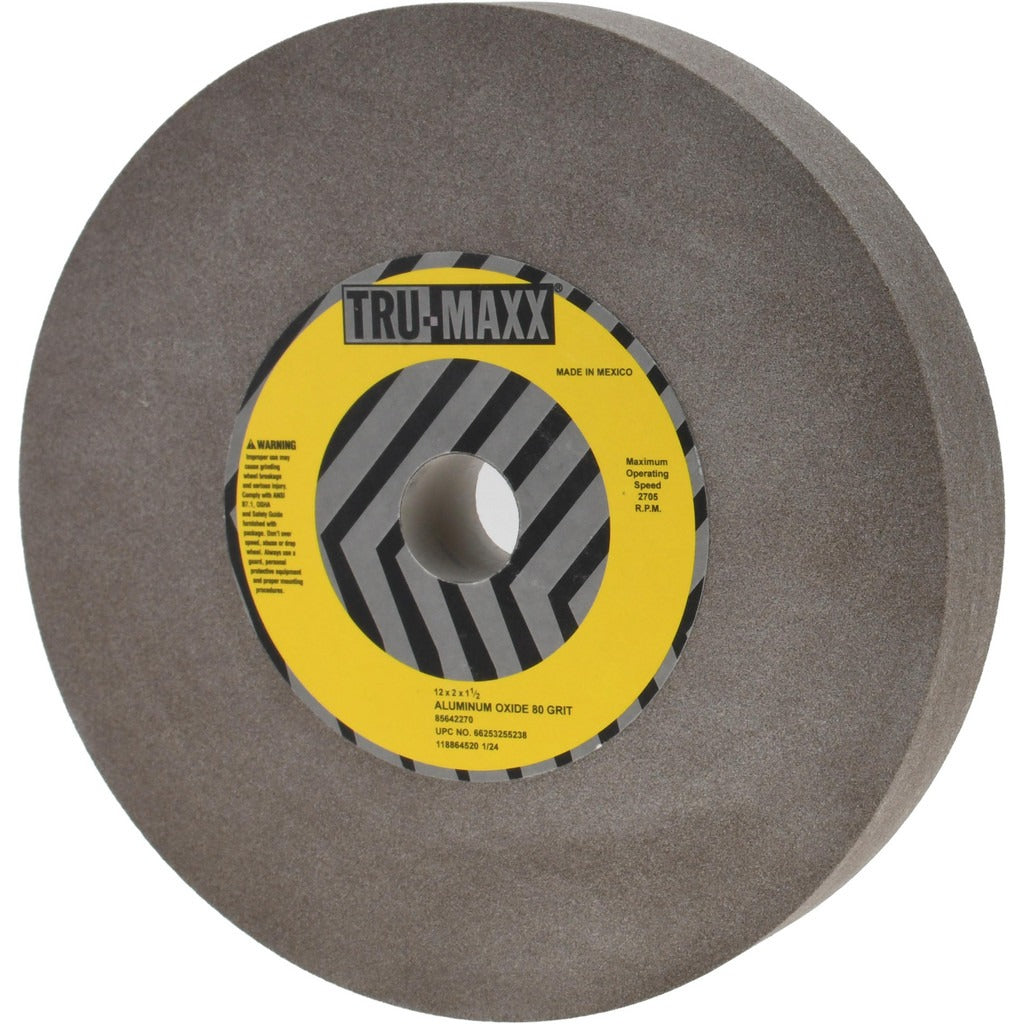 TRU-MAXX Tru-maxx 66253255238 Grinding Wheel 12in 80 Grit Aluminum Oxide