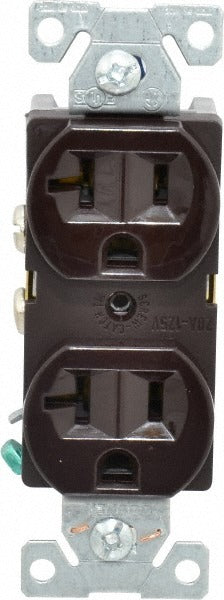 EATON Cooper Wiring Devices BR20B Duplex Receptacle 20A Nema 5-20R