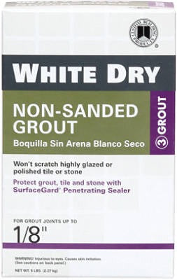 CUSTOM BUILDING PRODUCTS Custom Bldg Products WDG5-4 Dry Tile Grout 5 Lb White