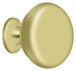 DELTANA Deltana KR114U3 Round Solid Knob Bright Brass