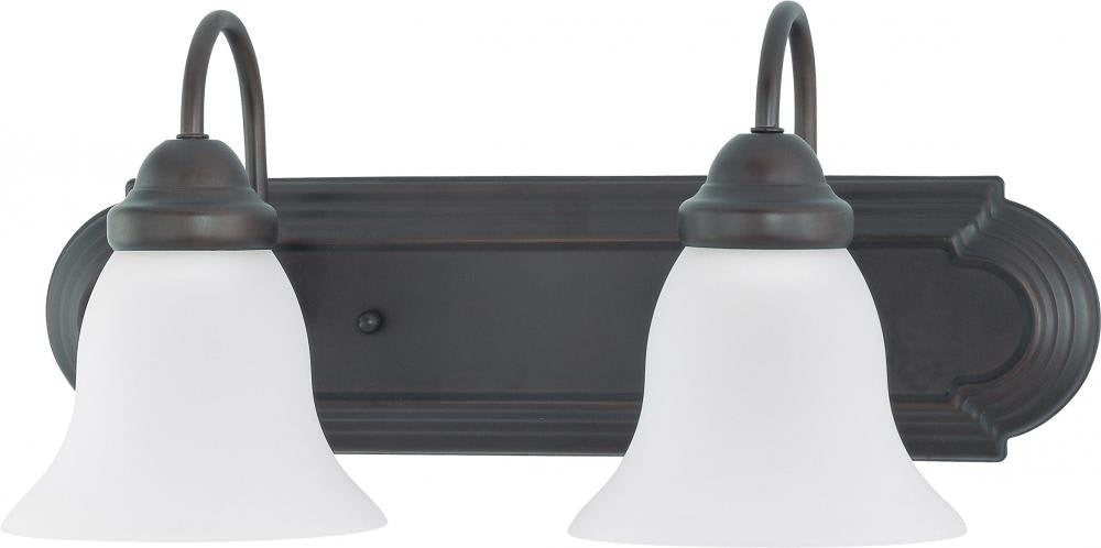 SATCO-NUVO Satco-nuvo 60/3161 Two-light Vanity Fixture Mahogany Bronze