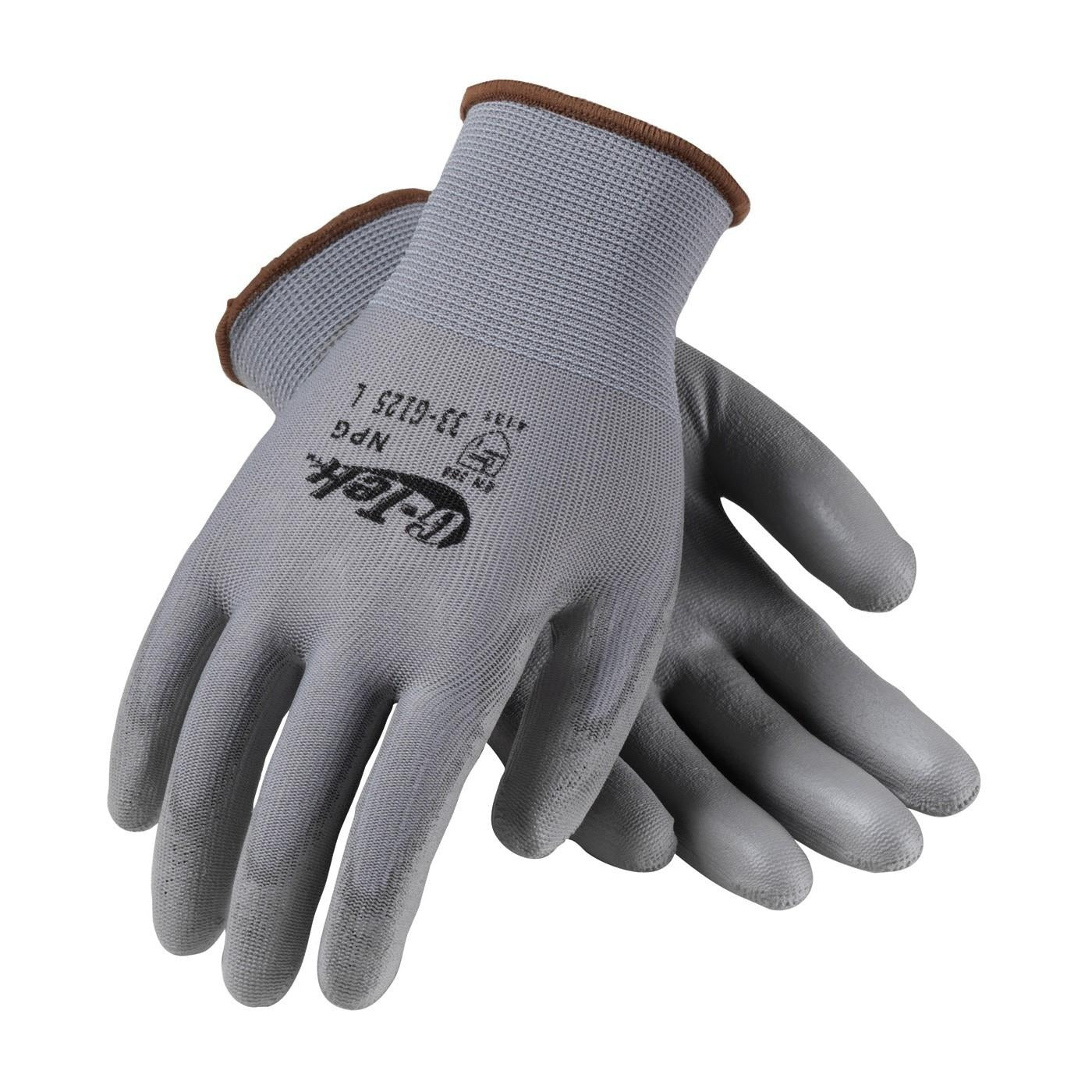 PIP Pip 33-G125/L G-Tek NPG Urethane Coated Nylon Gloves (Large / Dozen)
