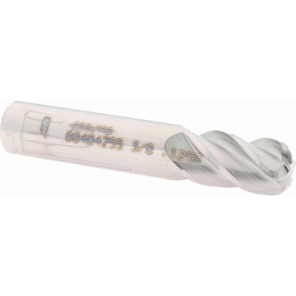 ACCUPRO Accupro 12182873 Corner Radius End Mill 3/8 in 4 Flute