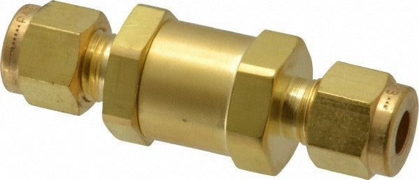 PARKER Parker 4A-C4L-1-BN-B Check Valve 1/4 Inch Compression Brass