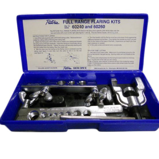 YELLOW JACKET Yellow Jacket 60240 Full Range 45 degree Flaring Kit (3/16 to 3/4 in. O.D.)
