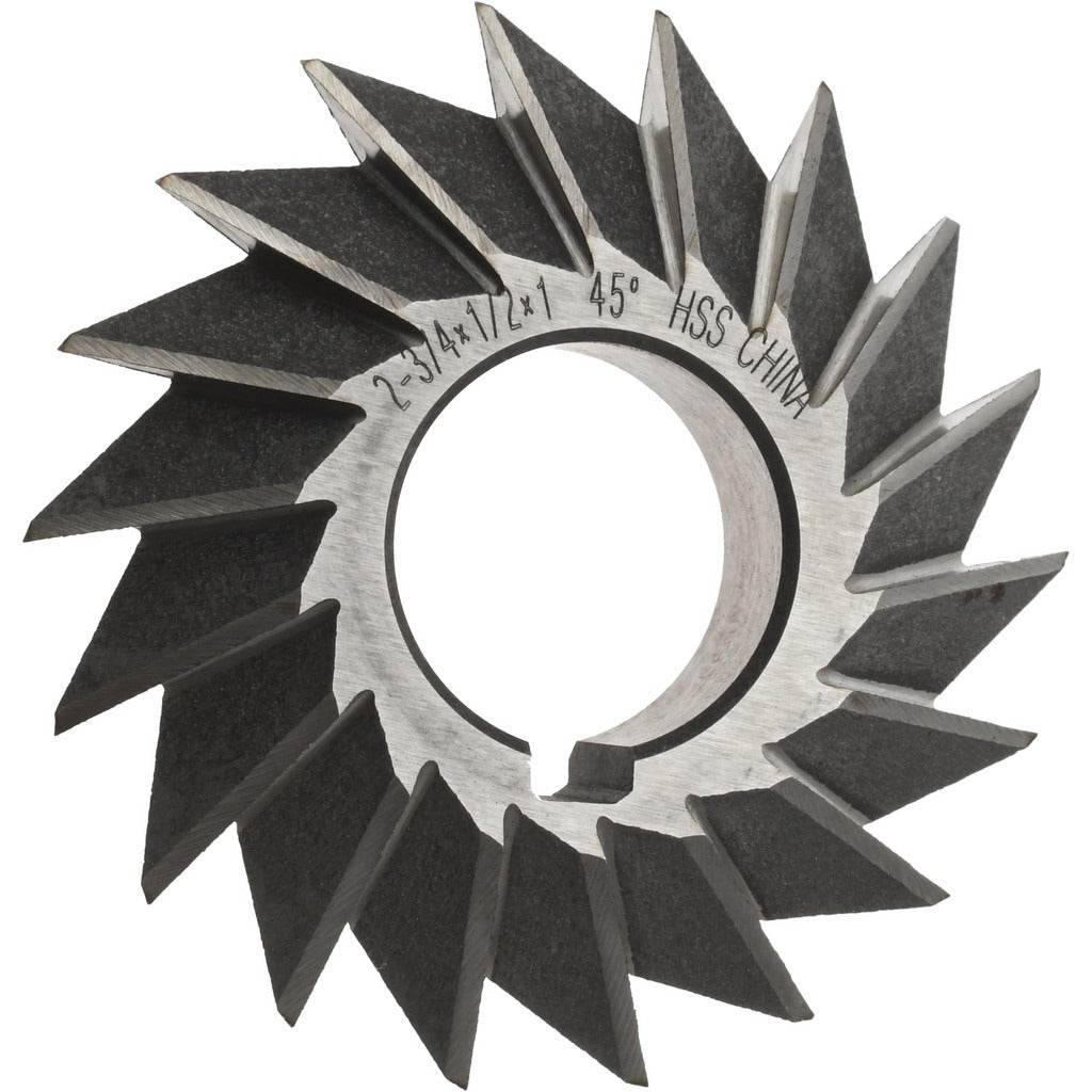 VALUE COLLECTION Value Collection 328-4211 Double Angle Milling Cutter 45 Deg Hss