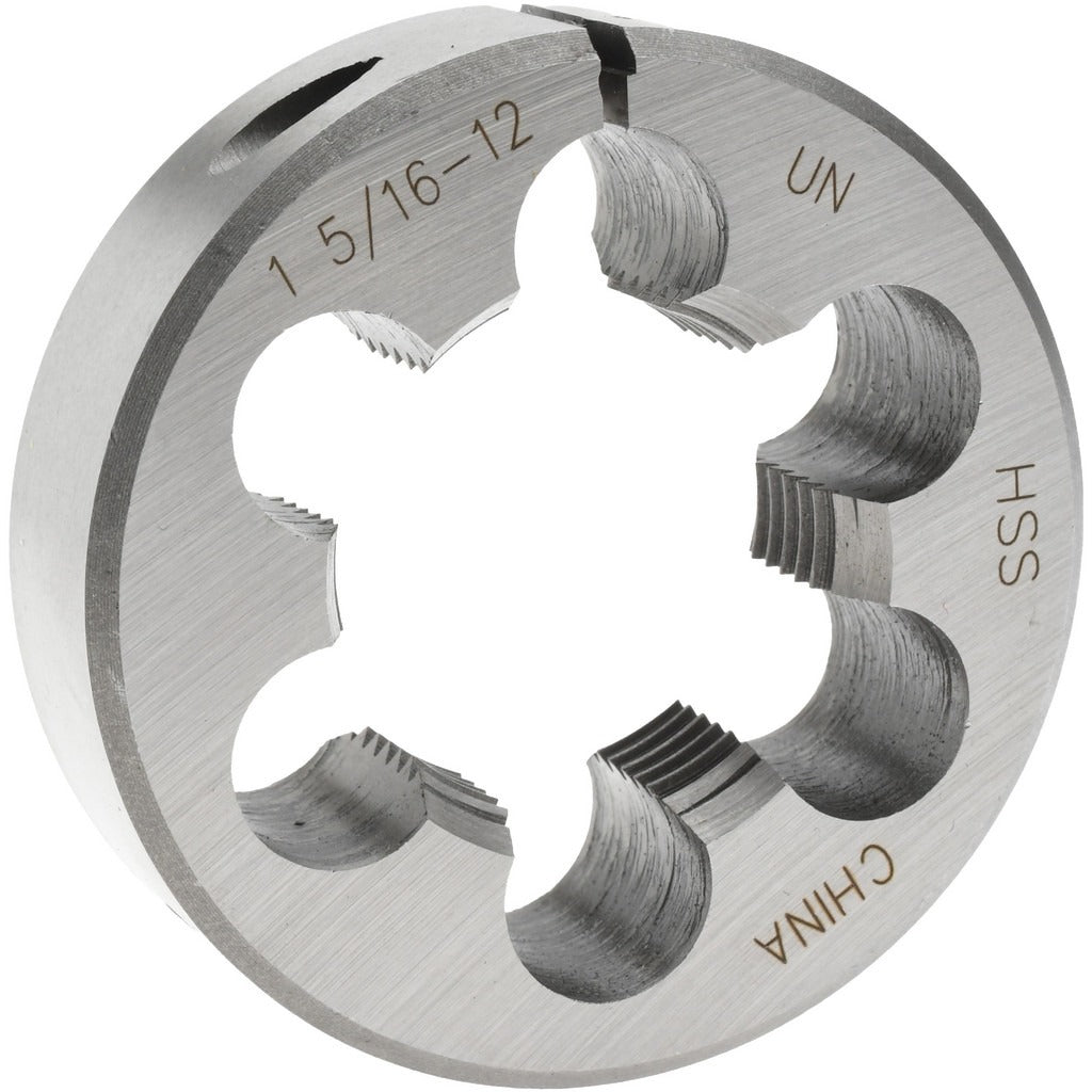 VALUE COLLECTION Value Collection 315-1550 Round Die 1-5/16-12 Uns Hss