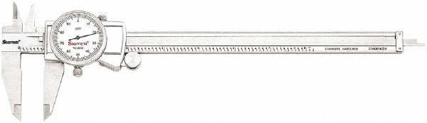 STARRETT Starrett 61468 Dial Caliper 8 Inch Stainless Steel