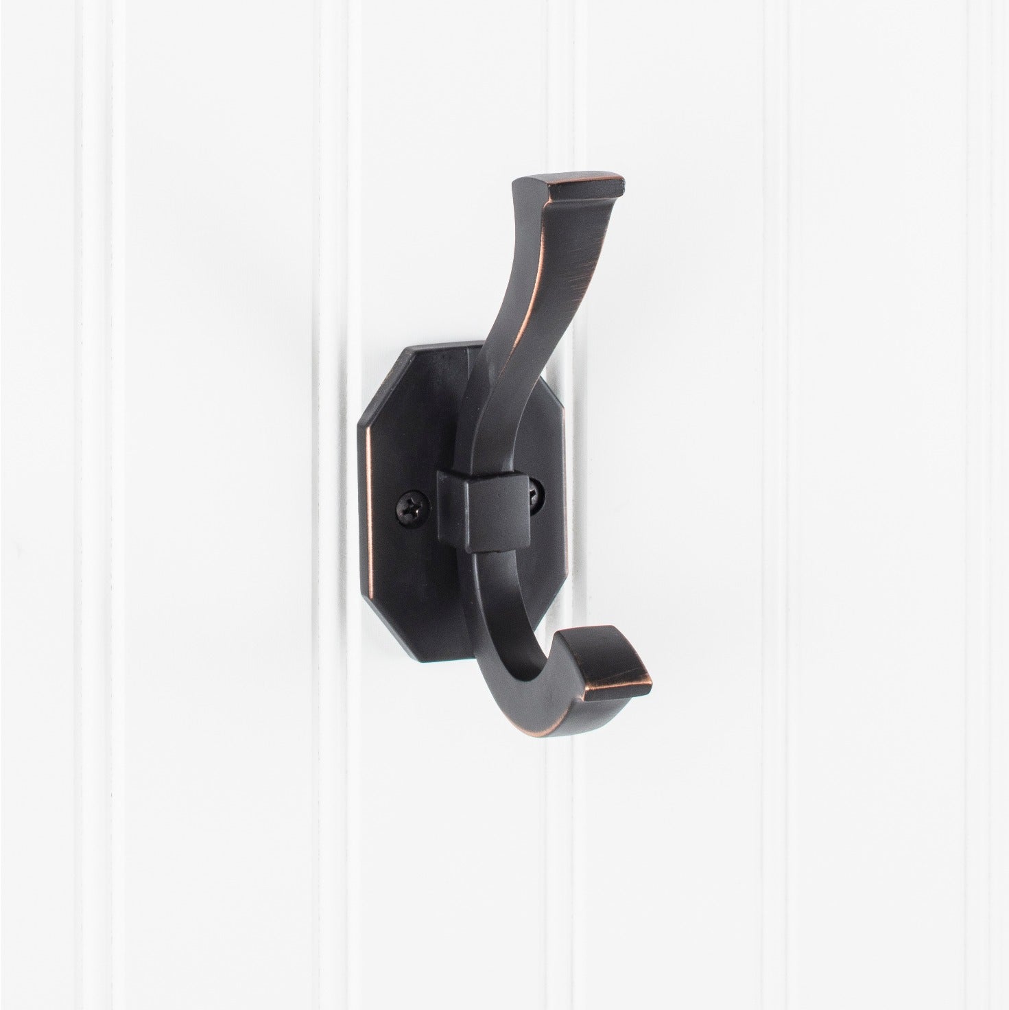 ELEMENTS Elements YD45-431DBAC Double Prong Wall Hook Oil Rubbed Bronze