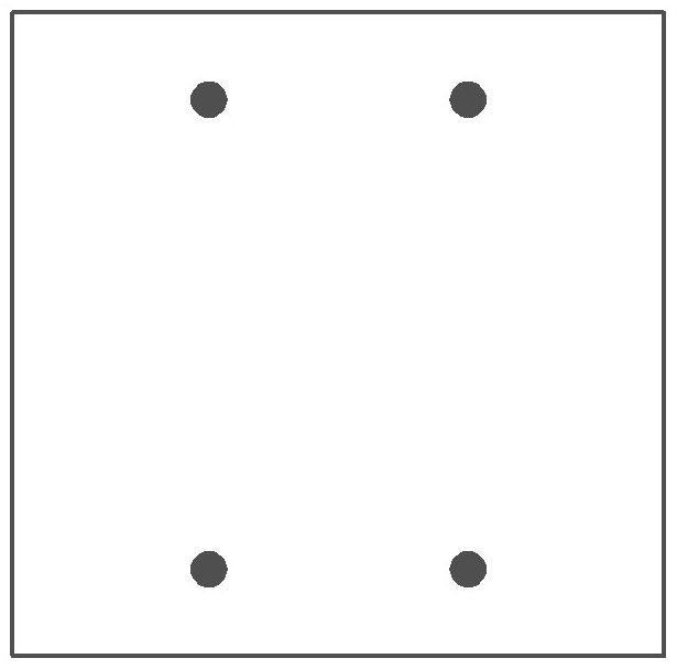 MULBERRY METAL PRODUCTS Mulberry Metal Products 98152 2-Gang Blank Standard Size Wallplate (4.5 in x 4.562 in)