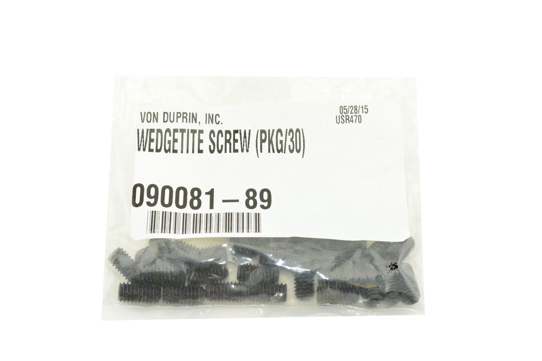 VON DUPRIN Von Duprin 090081 Wedgetite Screws Pack of 30