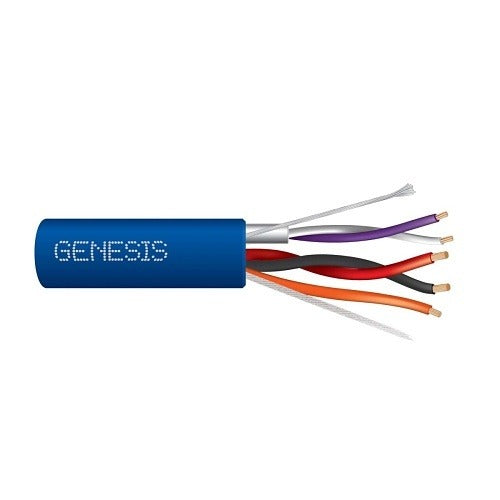 SOUTHWIRE Genesis Cable 12605006 Shielded Security Cable Blue Roll