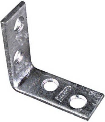 NATIONAL HARDWARE National Mfg N208-736 Galvanized Corner Brace 1.5x0.625 in 4 Pack