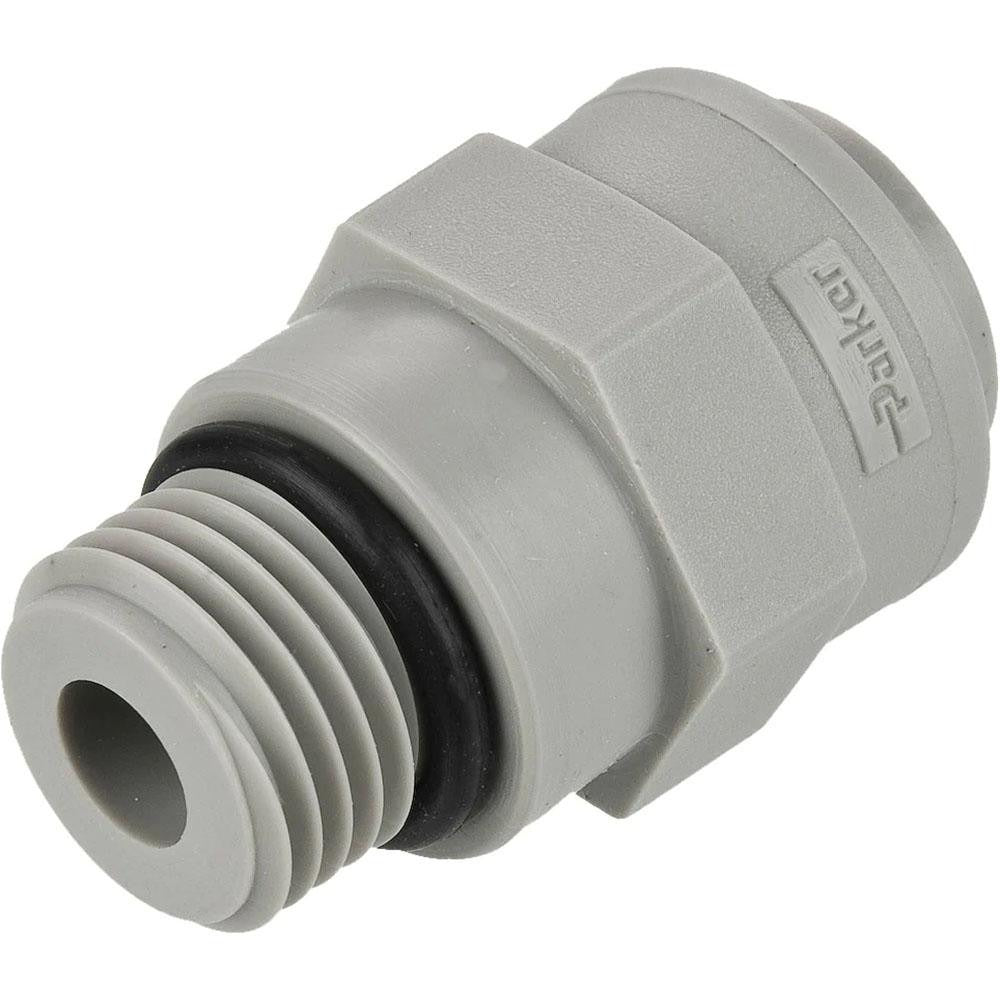 PARKER Parker A6ST9-MG Push-to-connect Straight Connector 3/8 in