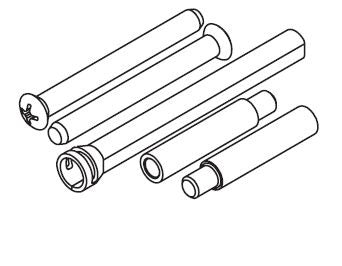 KWIKSET Kwikset 86130-006 Thick Door Screw Pack 665 875
