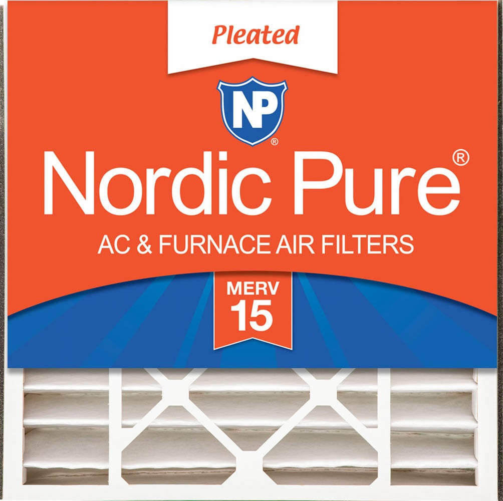 NORDIC PURE Nordic Pure 20x20x5ABM15-1 Merv 15 Air Filter 20x20x5