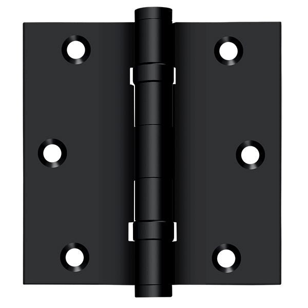 DELTANA Deltana DSB35B19 Square Door Hinge Ball Bearing Black