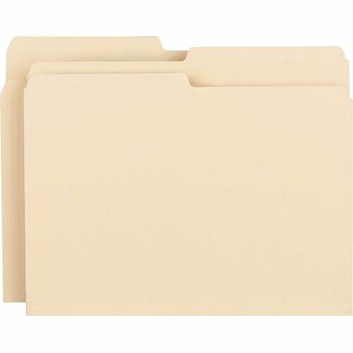 BUSINESS SOURCE Business Source BSN17524 File Folders 1/2 Cut Box of 100
