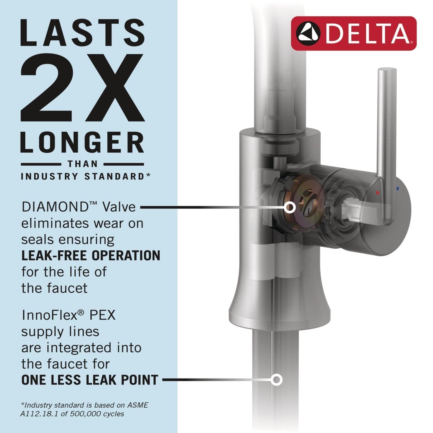 DELTA FAUCET Delta Faucet 776-CZ-PR-DST Vessel Bathroom Faucet