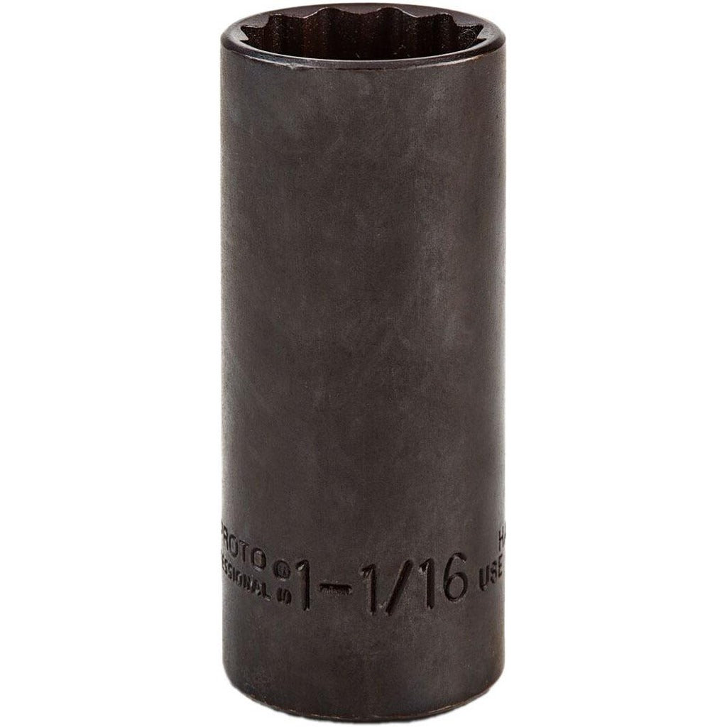 PROTO Proto J5334B Deep Hand Socket 1-1/16 in 12-point